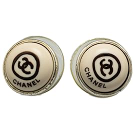 Chanel-Pendientes de plata Chanel CC Push Back-Plata