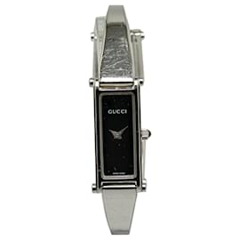 Gucci-Silver Gucci Quartz Stainless Steel 1500L Watch-Silvery