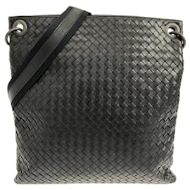 Bottega Veneta-Bolsa Bottega Veneta Intrecciato Preta-Preto