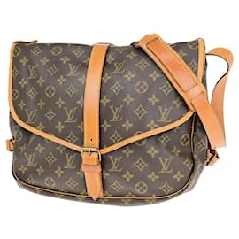 Louis Vuitton-Louis Vuitton Saumur 35-Castaño