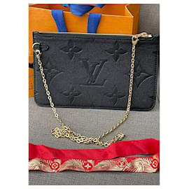 Louis Vuitton-Neverfull pochette-Black