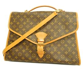 Louis Vuitton-Louis Vuitton Porte Documents-Marrone