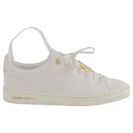 Louis Vuitton-Zapatillas de cuero-Blanco