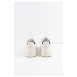 Louis Vuitton-Zapatillas de cuero-Blanco