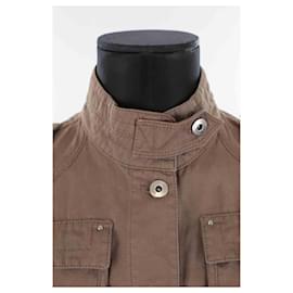 Moncler-Cotton Jacket-Brown