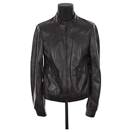 Joseph-Chaqueta de cuero-Negro