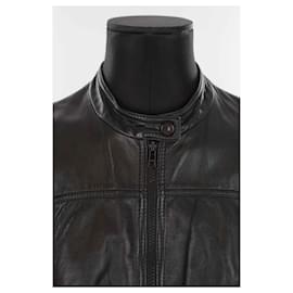 Joseph-Chaqueta de cuero-Negro