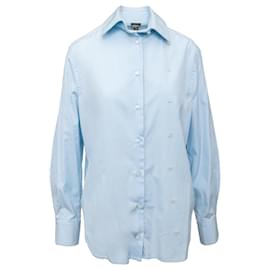Camicia con bottoni foderata Gianfranco Ferré Blu