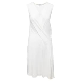 Ann Demeulemeester-Abito in maglia di cotone Ann Demeulemeester-Bianco