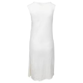 Ann Demeulemeester-Abito in maglia di cotone Ann Demeulemeester-Bianco