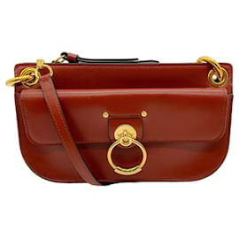 Autre Marque-Chloe – Kleine Umhängetasche „Tess“ aus Cognac-Leder-Braun