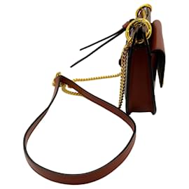 Autre Marque-Petit sac à bandoulière Tess en cuir cognac Chloé-Marron