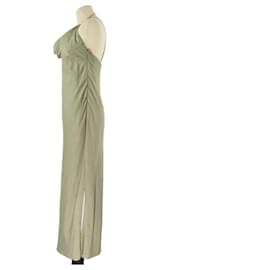 Jacquemus-Jacquemus Army Green Adour Maxi Dress-Green