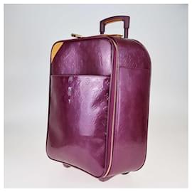 Louis Vuitton-Louis Vuitton Violette Monogram Vernis Pegase 45 Suitcase-Other