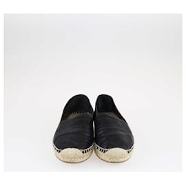 Dior-Dior Black Granville Espadrilles Shoe-Black