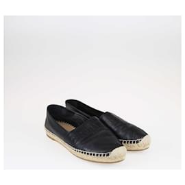 Dior-Dior Black Granville Espadrilles Shoe-Black