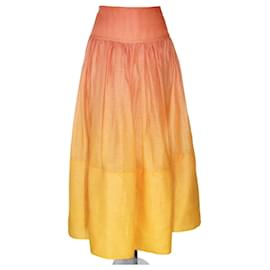 Zimmermann-Saia Maxi Zimmermann Laranja Ombre-Laranja