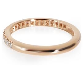 Tiffany & Co-Tiffany & Co. Soelste Band in 18k Rose Gold 0.17 CTW-Other