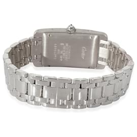 Cartier-Cartier Tank Americaine de Cartier 2490 Women's Watch in 18k White Gold-Other