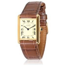 Cartier-Cartier le Must de Cartier Tank 1615 Unisex-Uhr in Vermeil-Andere