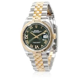Rolex-Relógio unissex Rolex Datejust 126233 em aço inoxidável 18kt/ouro amarelo-Outro