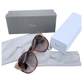 Christian Dior-Óculos de sol vintage marrom Diorline I5D02 58/16 135 mm-Marrom