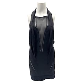 Anthony Vaccarello-ANTHONY VACCARELLO Robes T.FR 38 Polyester-Noir