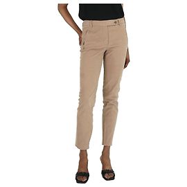 Loro Piana Pantalón de algodón beige - talla UK 10 Castaño