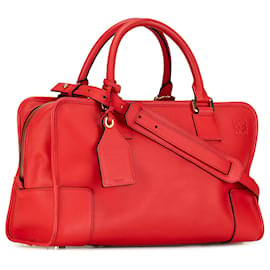 Loewe-LOEWE Cuero Rojo Amazona 36-Roja