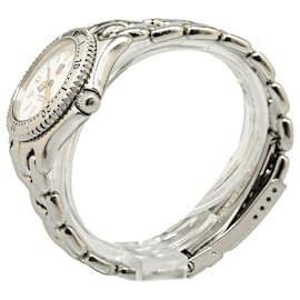 Tag Heuer-Relógio profissional Tag Heuer prata quartzo aço inoxidável-Prata