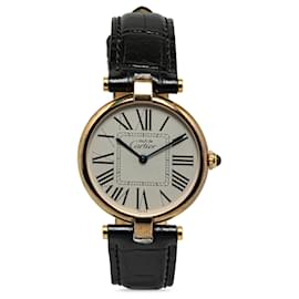Cartier-Relógio Cartier Gold Quartz Vermeil Must de Cartier-Dourado