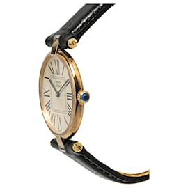 Cartier-Reloj Cartier Must de Cartier de cuarzo dorado vermeil-Dorado