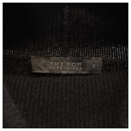 The row-Jersey de cuello alto de The Row en cachemir negro-Negro