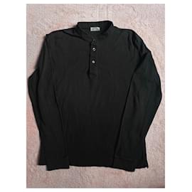 Dior-Dior by Kris Van Assche Black Polo Longsleeve-Black