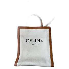 Céline-Vertikale Tote Bag-Modell von Celine-Beige