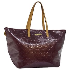 LOUIS VUITTON Monogram Vernis Bellevue GM Tote Bag Viole M93588 Auth LV 73960 Violet