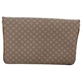 Céline-CELINE Clutch aus Macadam-Canvas Beige Auth 74389-Beige