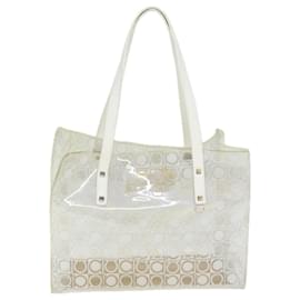 Salvatore Ferragamo-Salvatore Ferragamo Tote Bag Vinyl Clear Auth 74480-Other