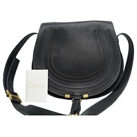 Chloé-Marcie medium saddle bag-Black