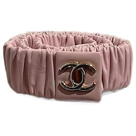 Chanel-CHANEL Ceintures T.cm 75 Cuir-Rose