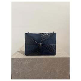 Chanel-CHANEL Handtaschen T. Leder-Blau