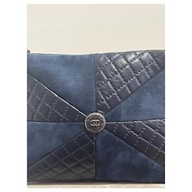 Chanel-CHANEL Bolsos T. Cuero-Azul