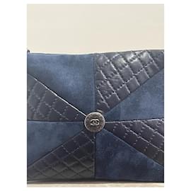 Chanel-CHANEL Handtaschen T. Leder-Blau