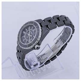Chanel-Chanel J12 H0682 D.X.12305 SS×CE QZ Relógio com mostrador preto-Preto