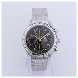 Omega-Omega Speedmaster 3513.54 59729308 SS AT Black Dial Men Watch-Black