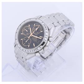 Omega-Omega Speedmaster 3513.54 59729308 SS AT Reloj con esfera negra para hombre-Negro