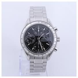 Omega-Omega Speedmaster 3513.50 59567170 SS AT Reloj con esfera negra-Negro