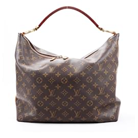 Louis Vuitton-Louis Vuitton Monogramm Shuri MM Schultertasche M40587-Braun