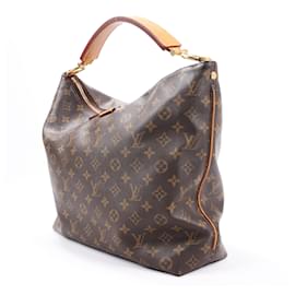 Louis Vuitton-Louis Vuitton Monogramm Shuri MM Schultertasche M40587-Braun