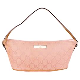 Gucci-Gucci GG Monogram Boat Handbag-Pink